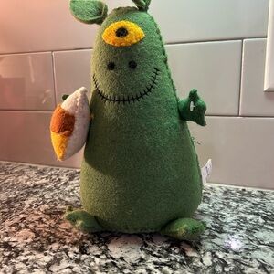 Green Plush Frankenstein Monster Decor